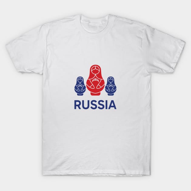 Russia National Symbol T-Shirt by kindacoolbutnotreally